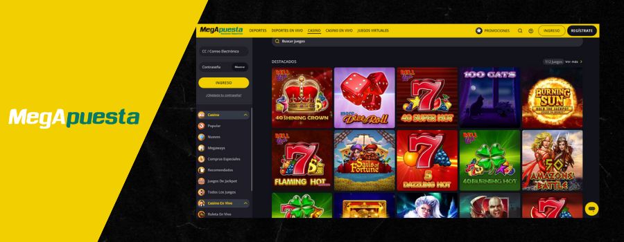 Bienvenido a MegApuesta casino Colombia